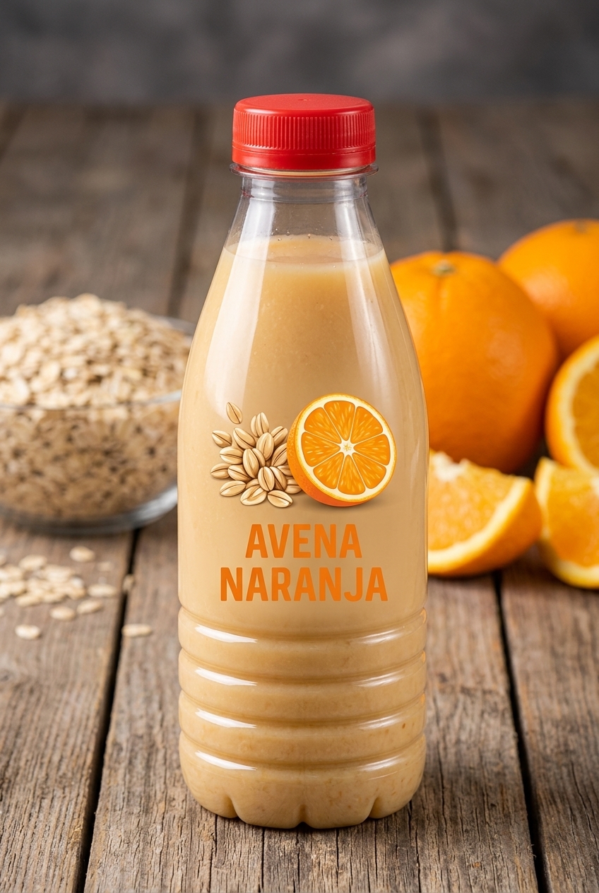 JUGO NATURAL AVENA CON NARANJA