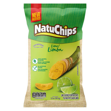 NATUCHIPS LIMON 33 GR